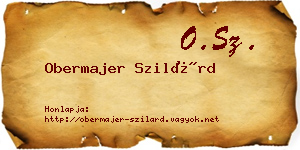 Obermajer Szilárd névjegykártya